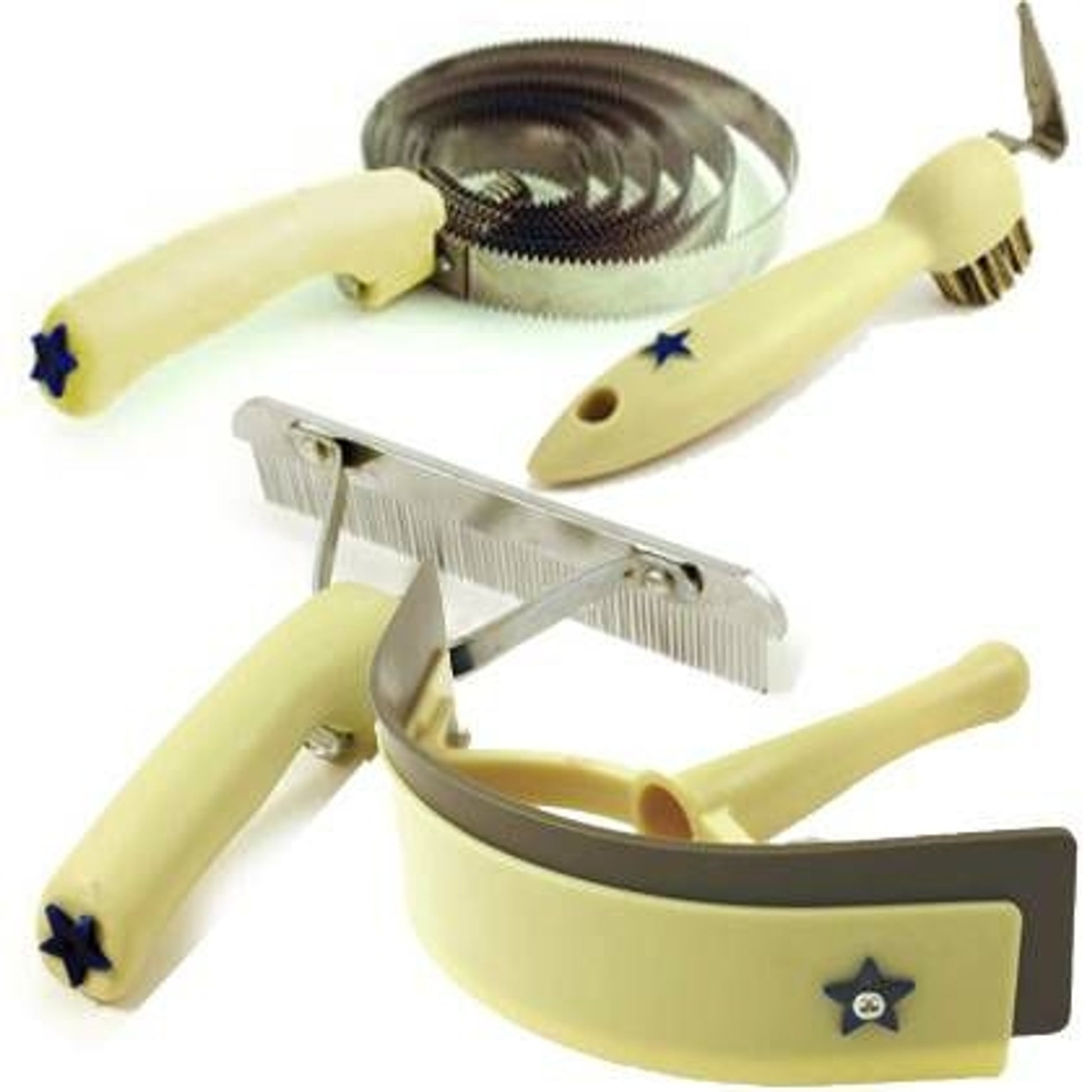 Equestria Sport Dakota Star Grooming Kit 4pc Beige