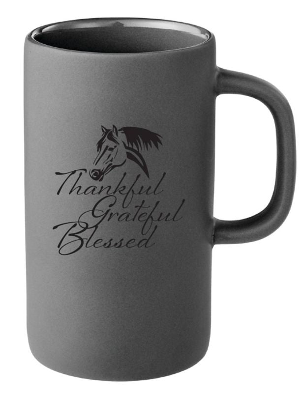 Kelley Mug - Thankful Grateful Blessed 12oz Cerami