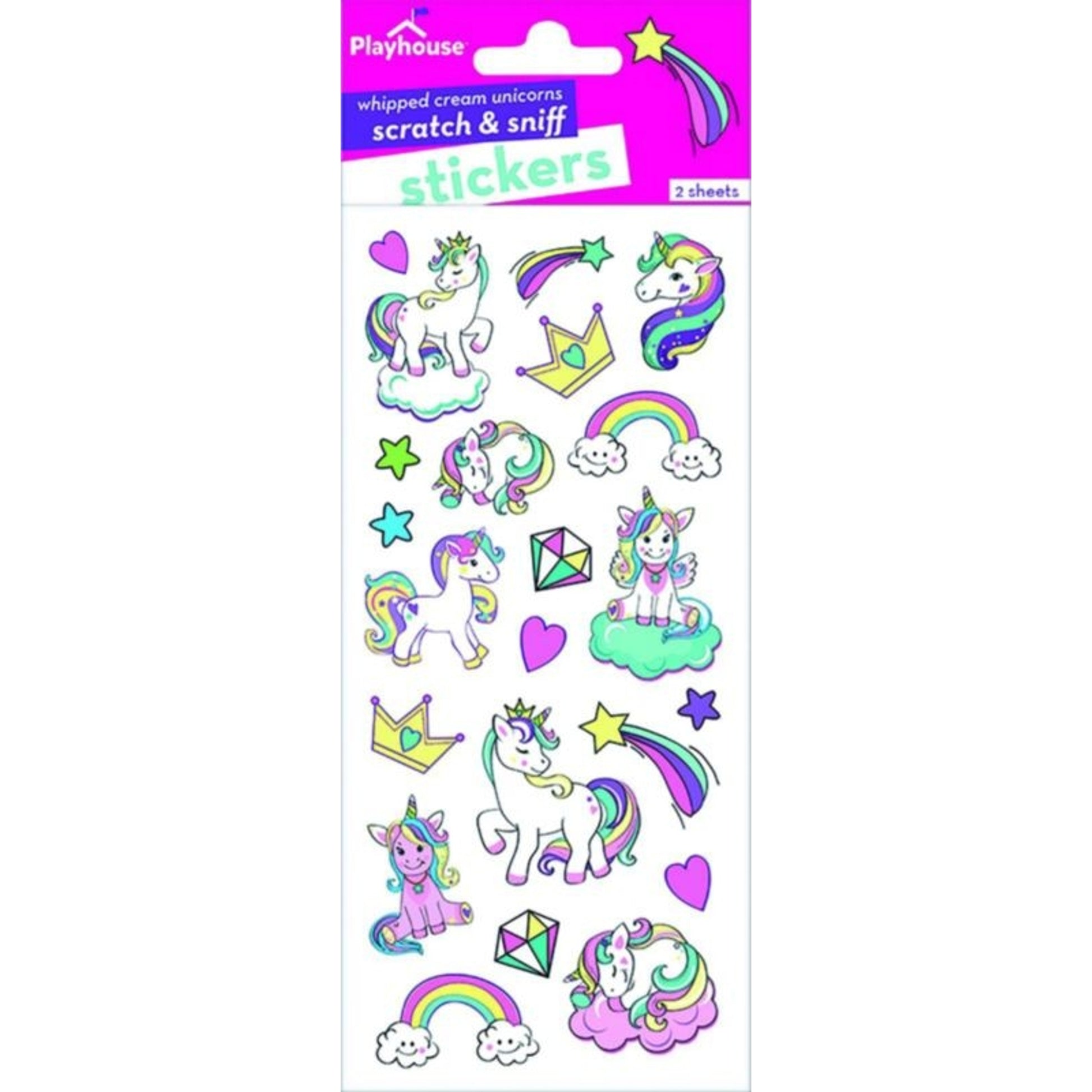Kelley Unicorn Scratch & Sniff Stickers Whipped Cr