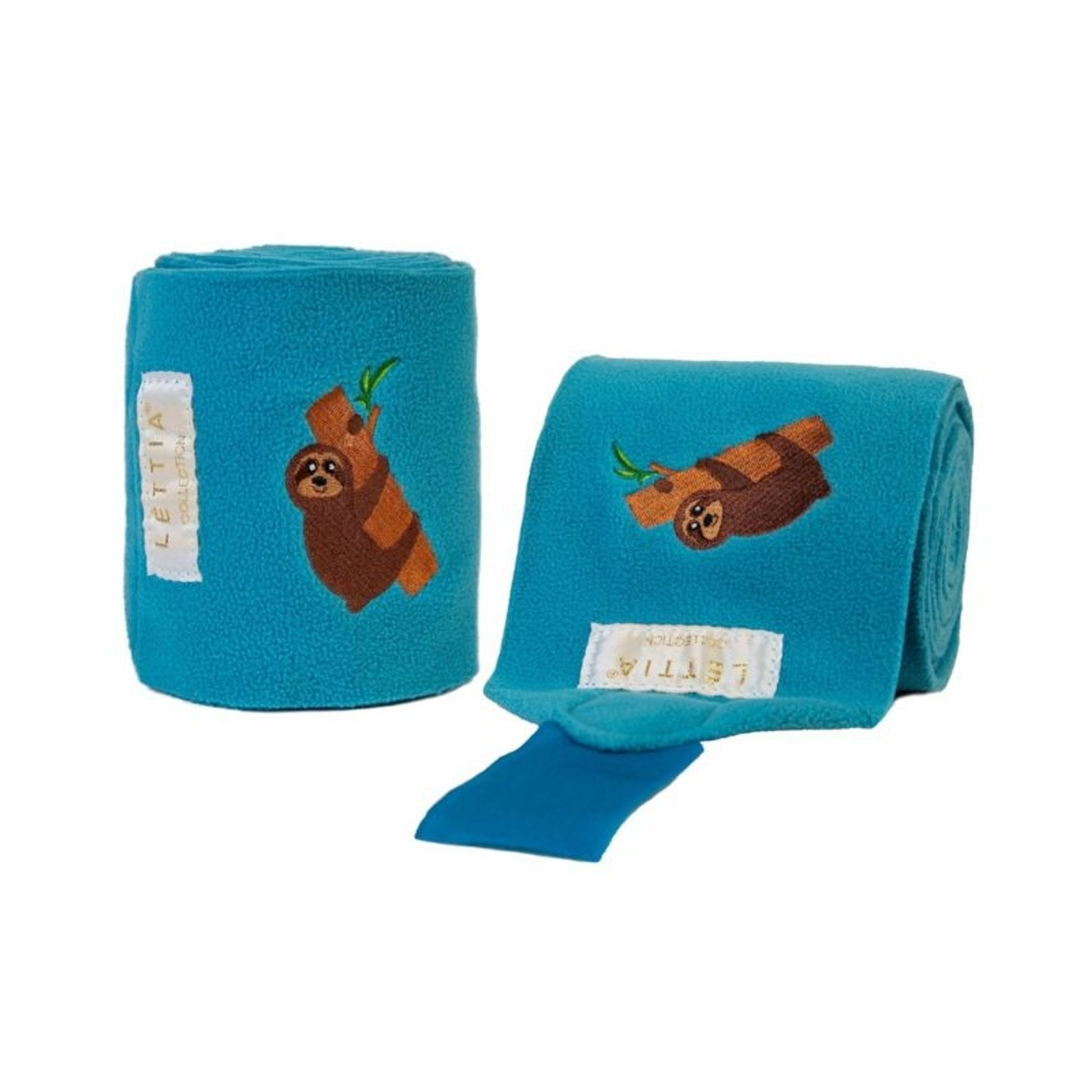Lettia Embroidered Polo Wraps 9' L x 5" W Sloth