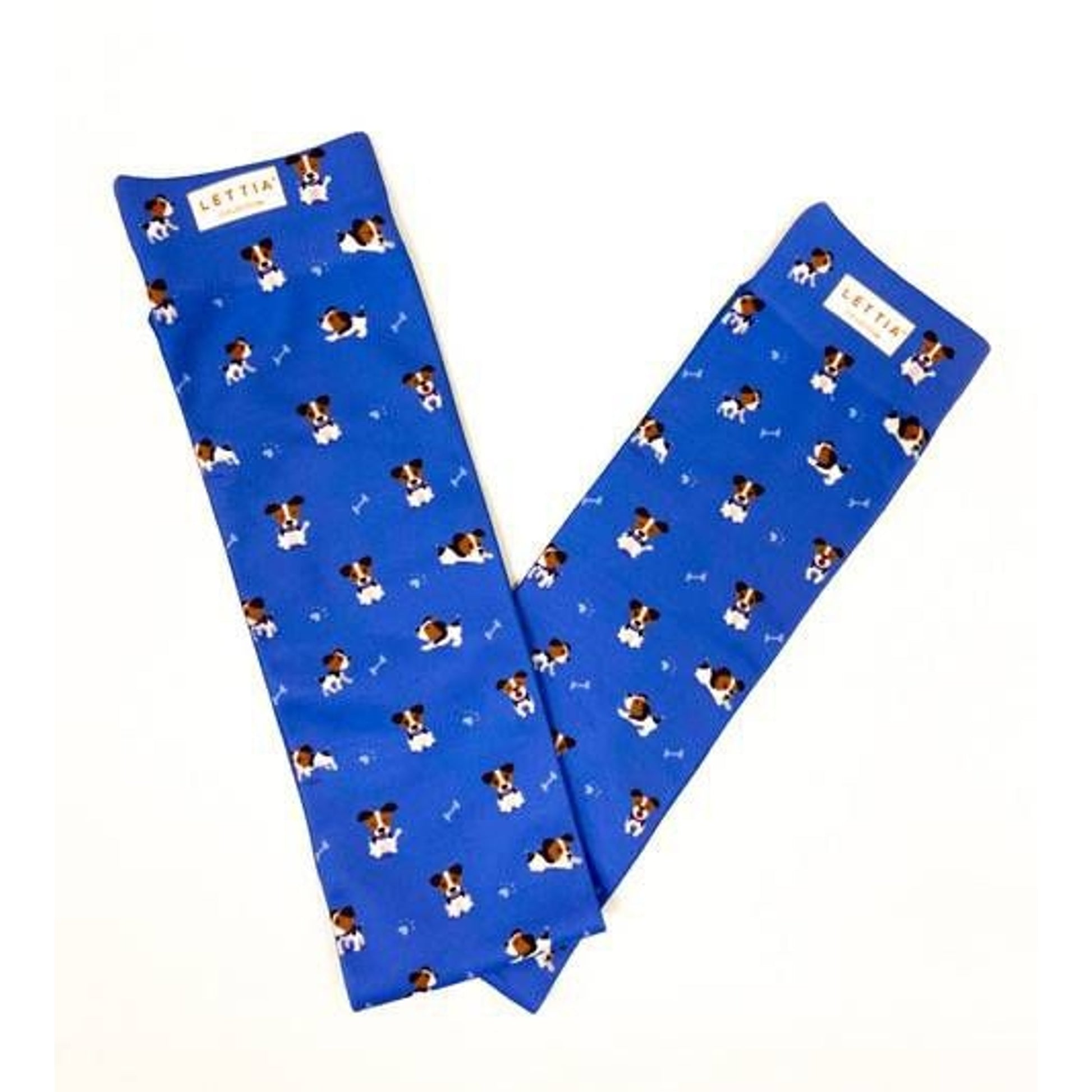 Lettia Nylon/Spandex Boot Socks Puppy Blue