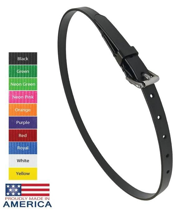 Feather-Weight Euro Noseband 1/2" Red