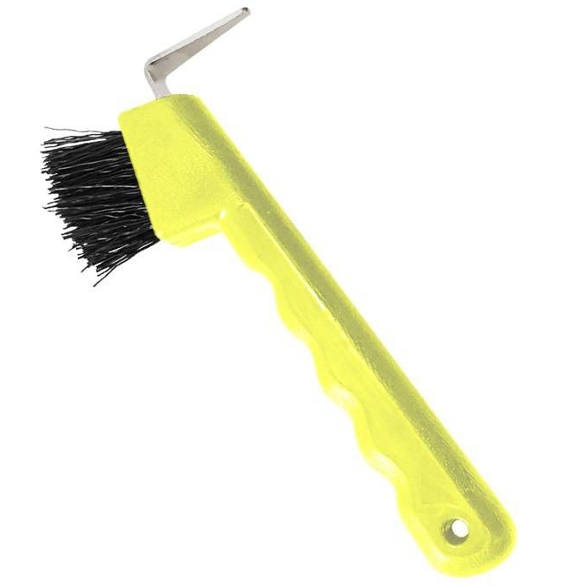 Jacks Hoof Pick with Brush 6" Black