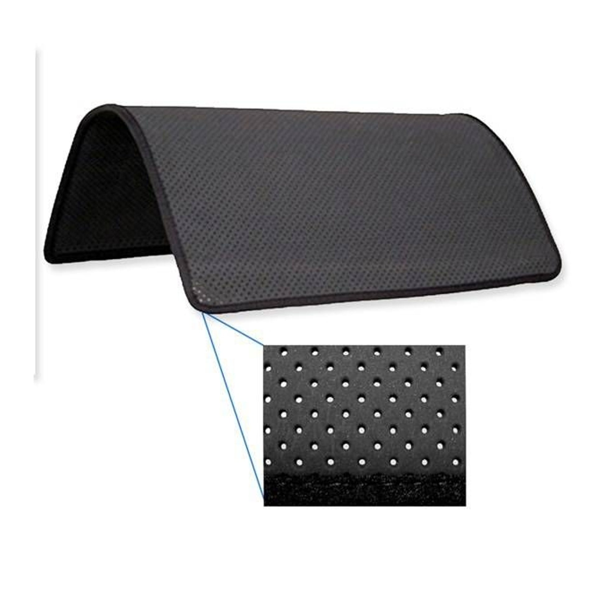Jacks No Slip Perforated Pad 18" X 22" Black