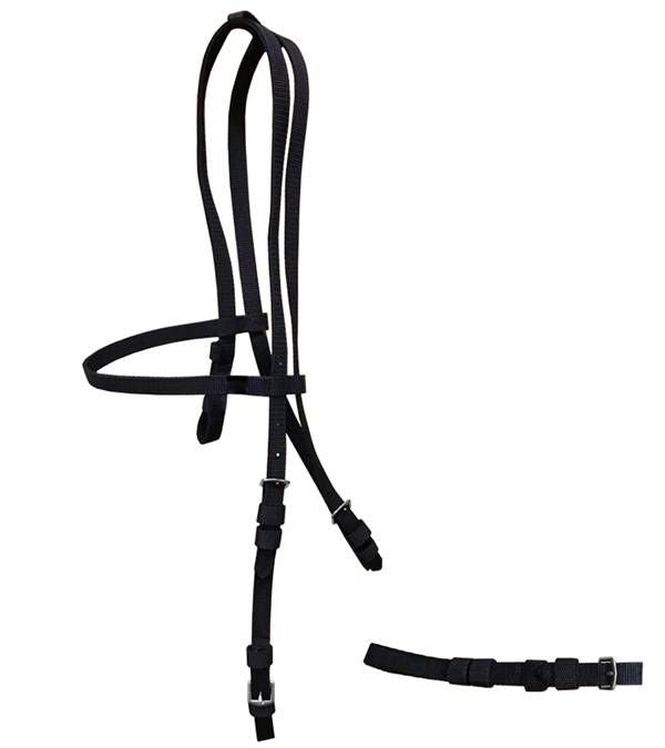 Jacks Ultra Race Bridle 5/8" Black