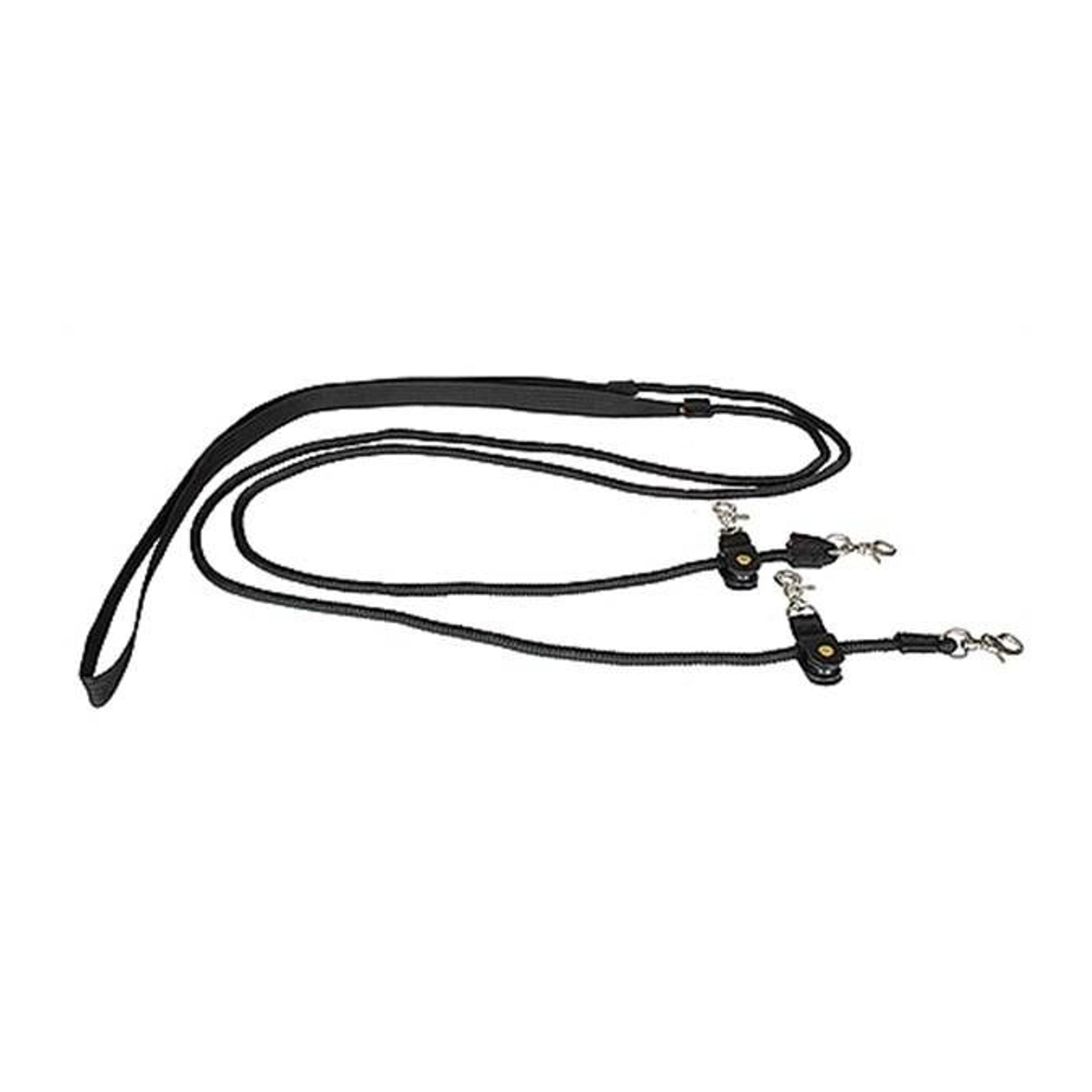 Jacks Nylon Draw Reins 8' Black