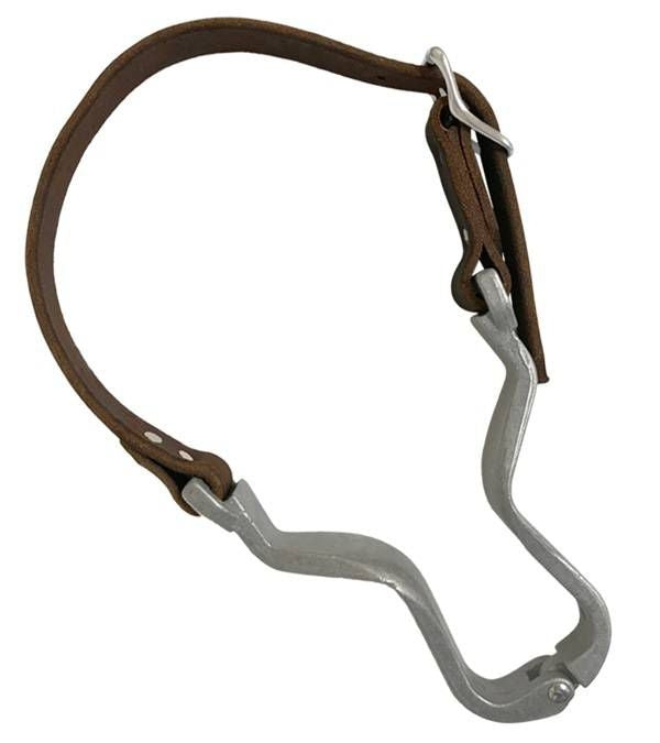 Jacks Leather Cribbing Strap Adjustable Brown