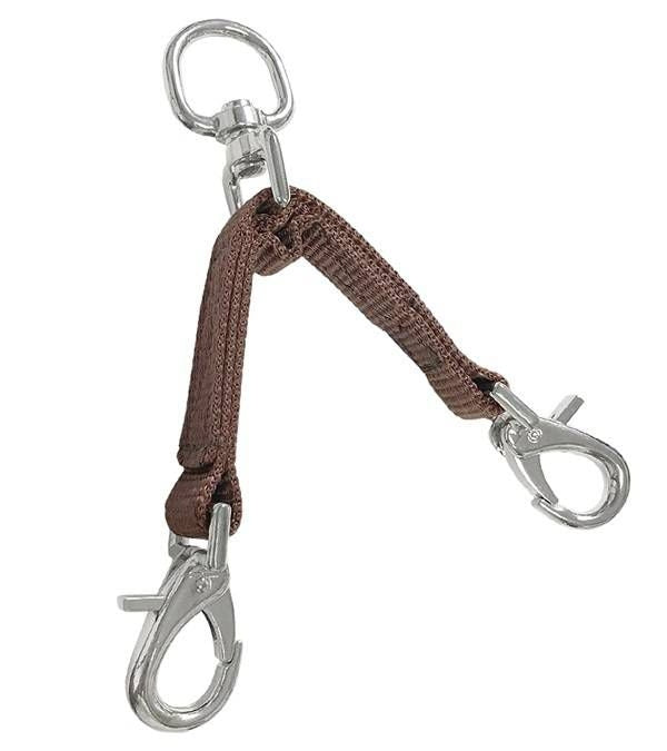 Jacks Lunge Strap Attachment with Swivel 1" Brown