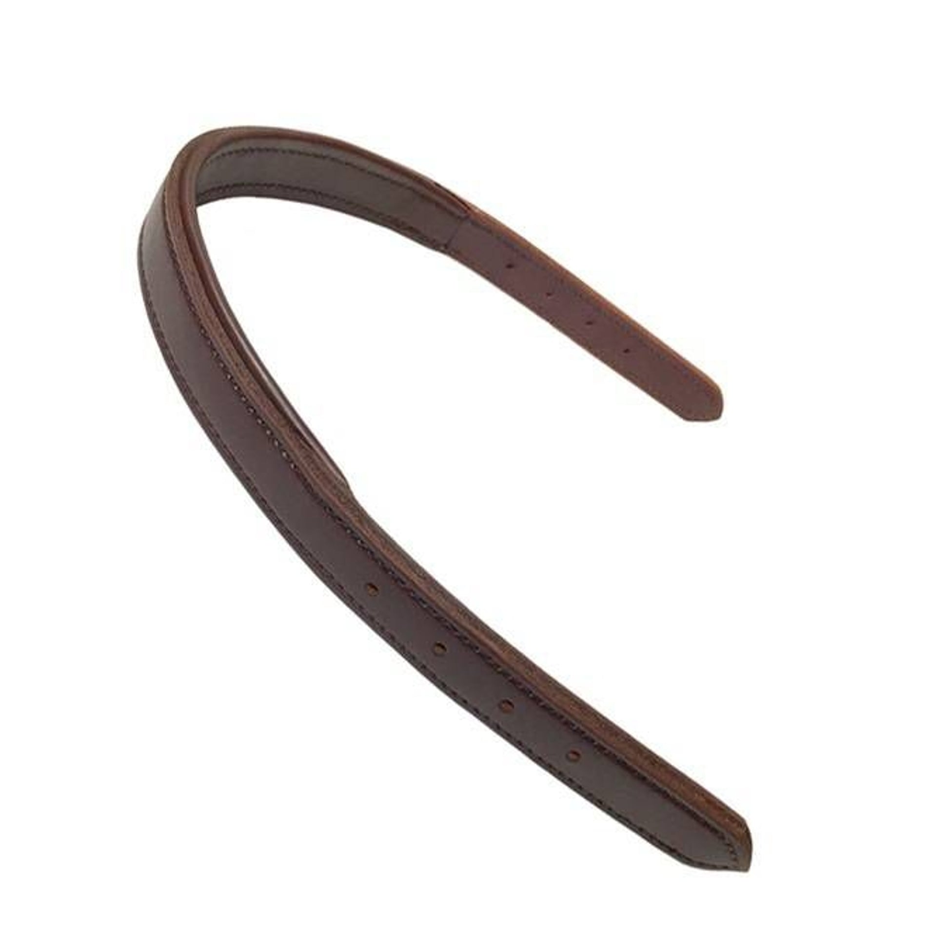 Jacks Padded Leather Halter Crown Strap 1" Brown