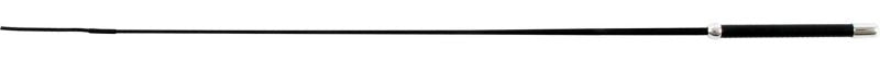 Jacks Dressage Whip with Leather Handle 36" Black