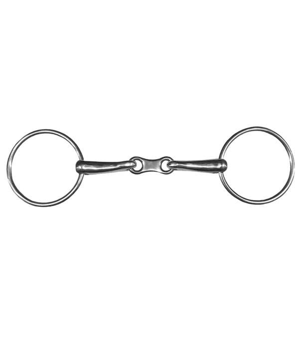 Jacks French Loose Ring Snaffle Bit 5" Stainless S