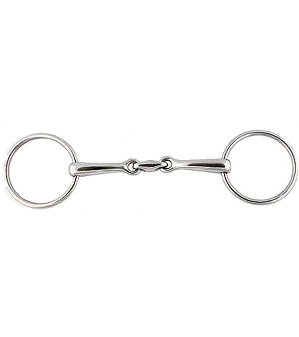 Jacks Horizontal Elliptical Link Bradoon Bit 5-1/2