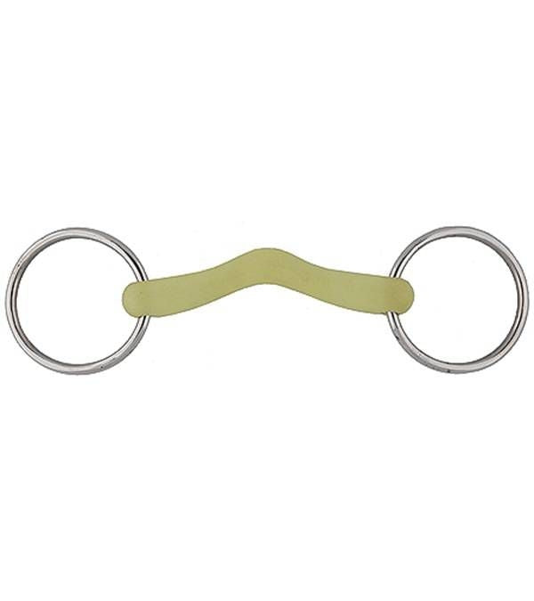 Jacks Apple Low Port Ring Snaffle Bit 5" Stainless