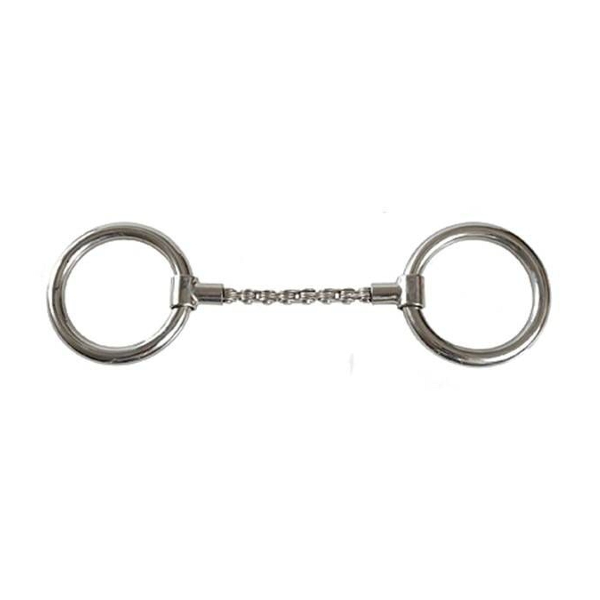 Jacks Bike Chain Ring Snaffle Bit 5" Stainless Ste