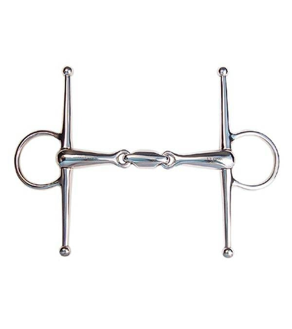 Jacks Elliptical Link Full Cheek Bit 5" Stainless