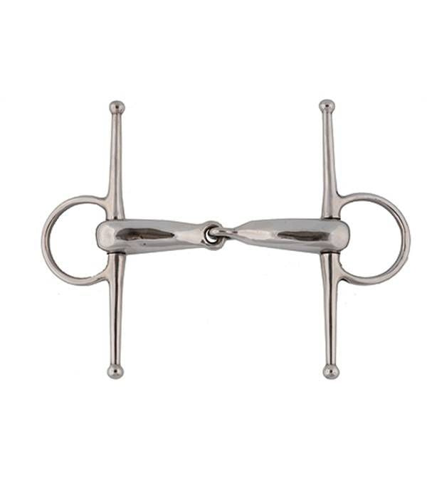 Jacks Hollow Jointed Full Mouth Cheek Bit 5" Stain