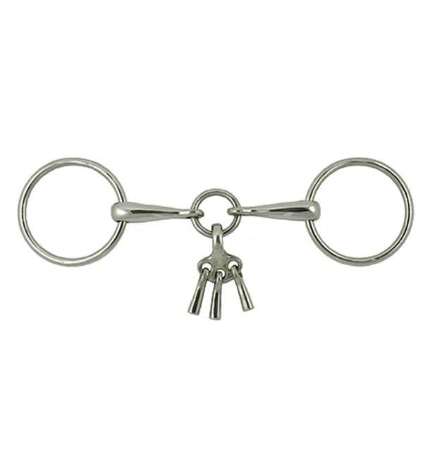 Jacks Player Ring Snaffle Bit 5" Stainless Steel