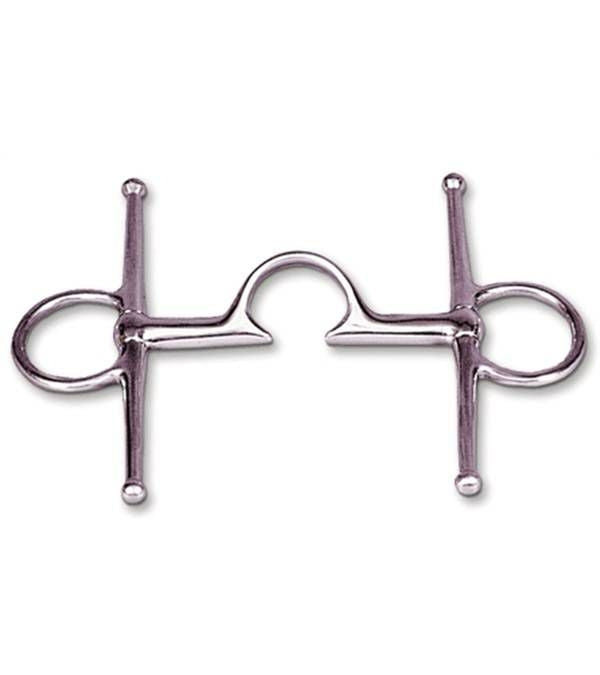 Jacks Segunda Mouth Full Cheek Bit 5" Stainless St