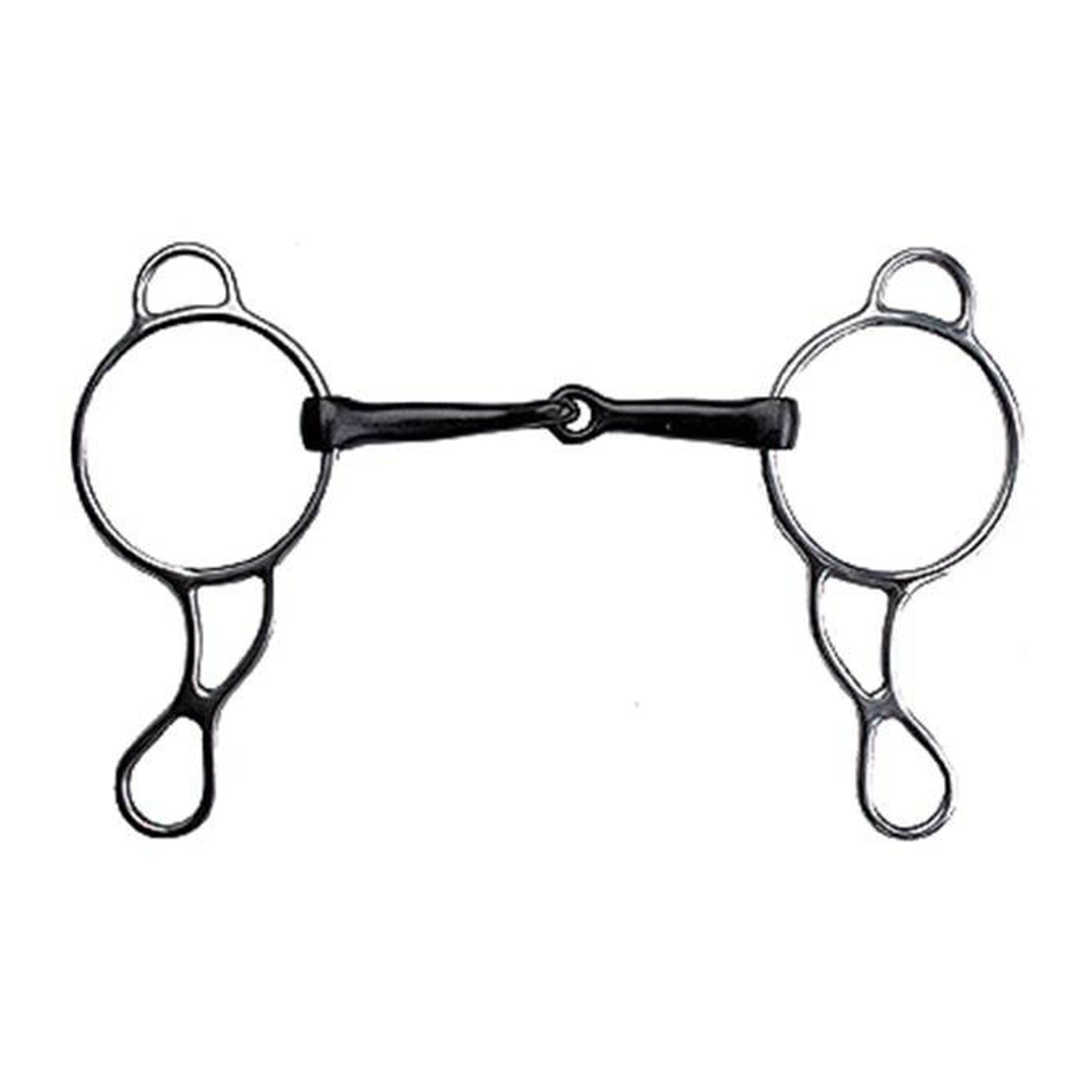 Jacks Wonder Sweet Iron Gag Bit 5" Stainless Steel