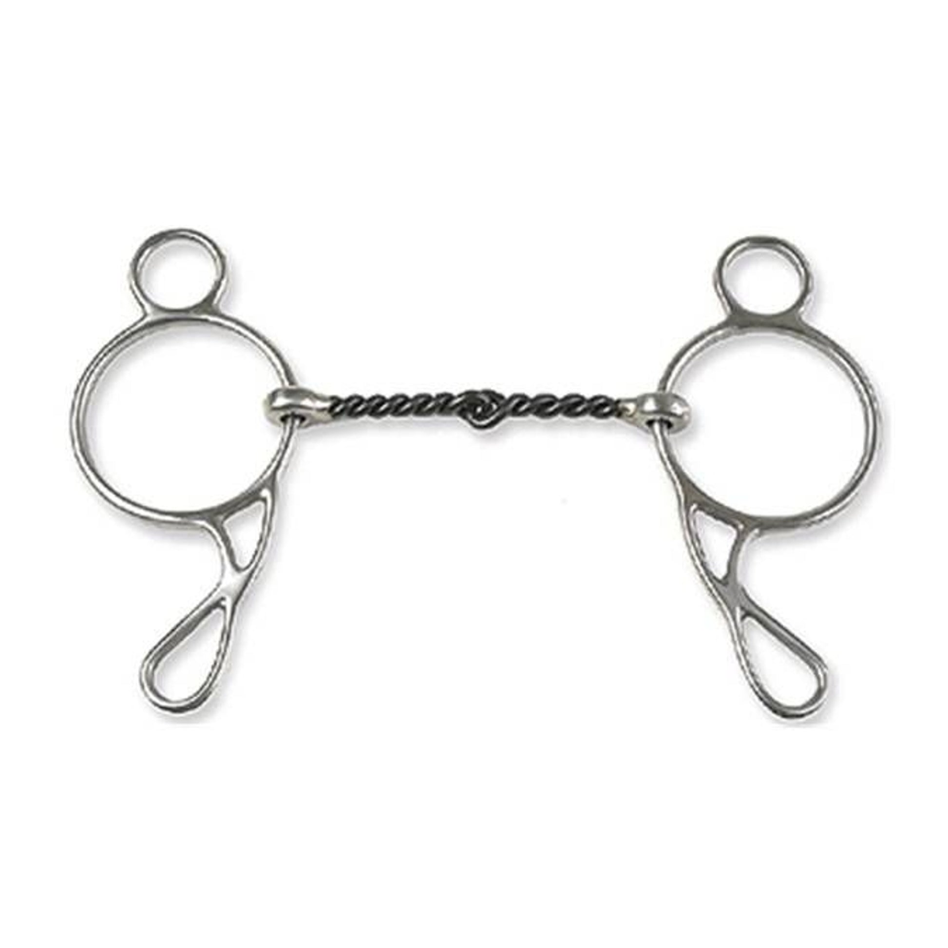 Jacks Wonder Twisted Wire Gag Bit 5" Stainless Ste