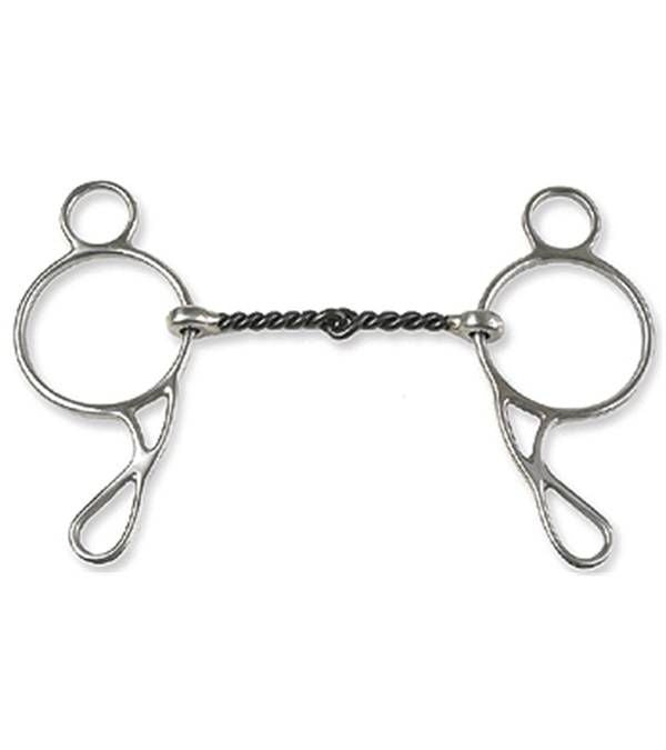 Jacks Wonder Twisted Wire Gag Bit 5" Stainless Ste