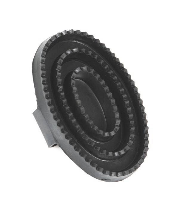 Jacks Soft Rubber Curry 6" x 4" Black