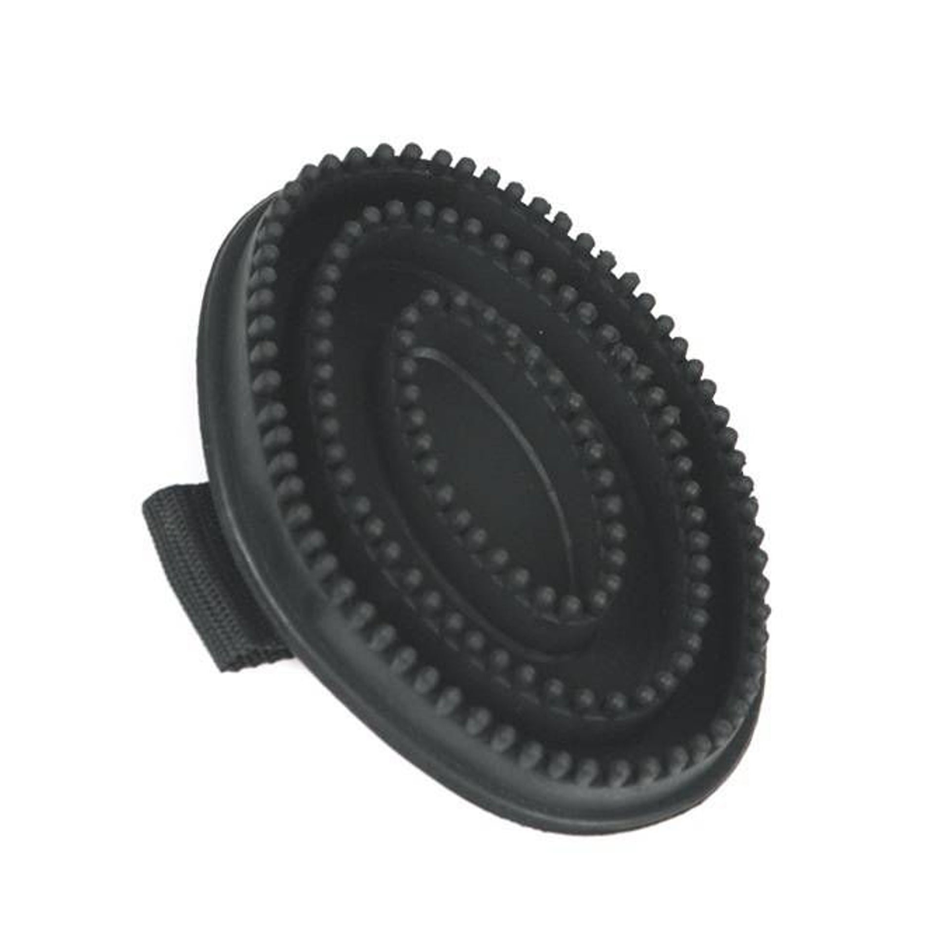 Jacks Humane Rubber Curry 6" x 4 1/2" Black