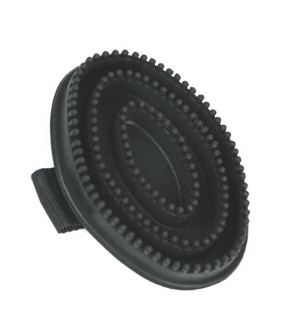Jacks Humane Rubber Curry 6" x 4 1/2" Black
