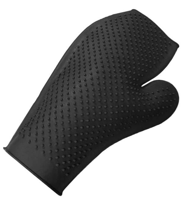Jacks Rubber Massage Glove Black