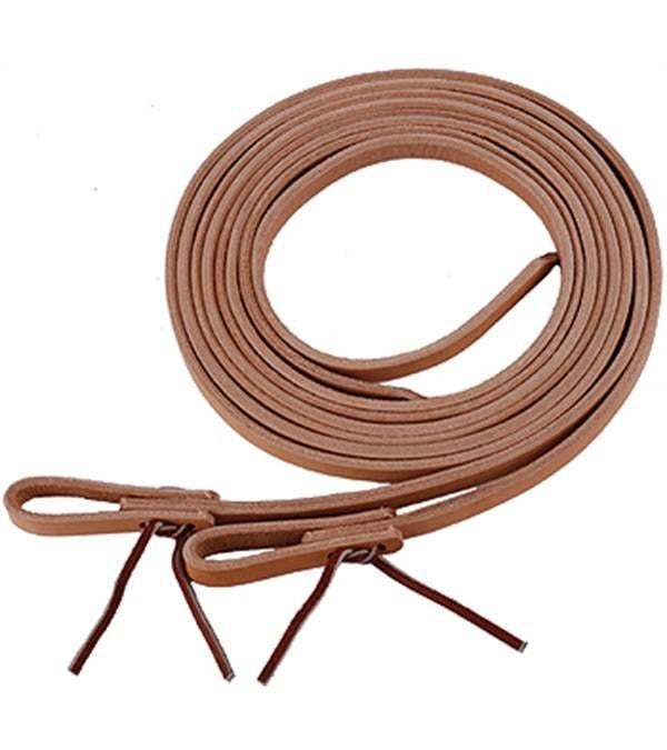 Jacks Water Loop Leather Reins 5/8" X 8' Natural
