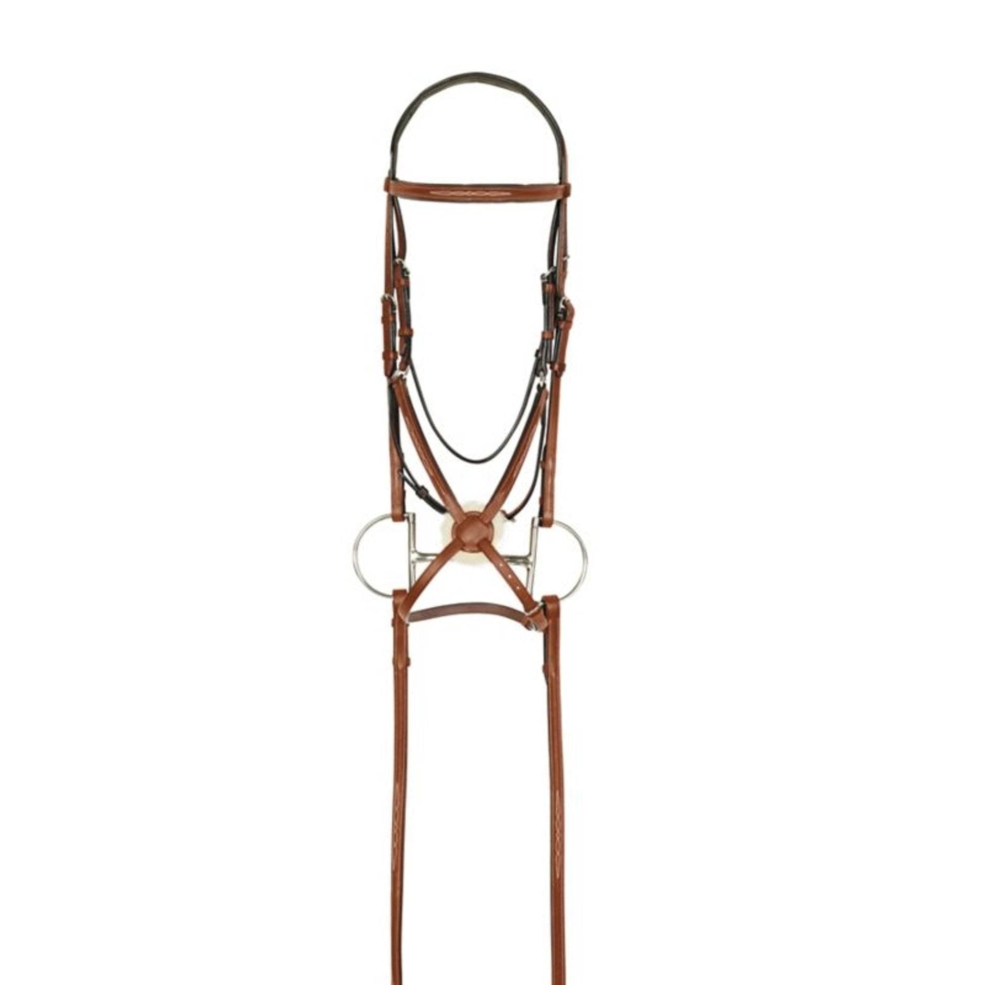 Aramas Fancy Raised Padded Figure-8 Bridle with Ru