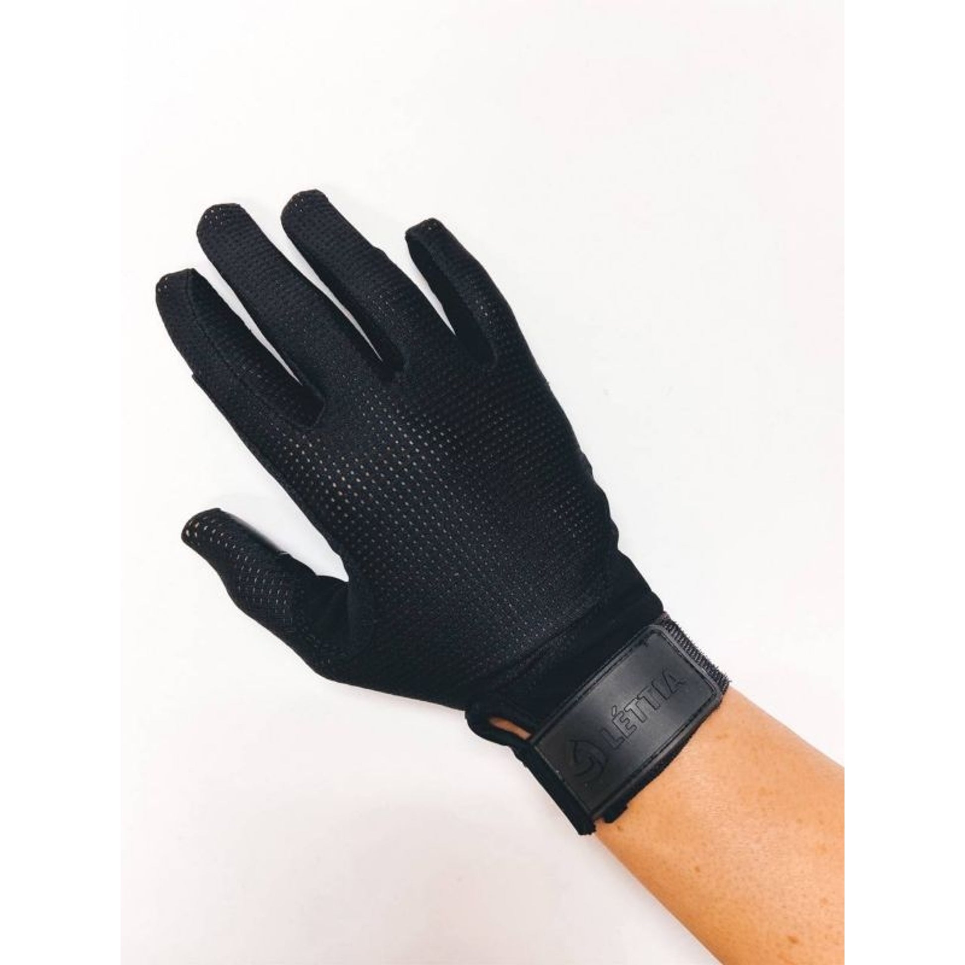 Lettia Ladies Shield Mesh Gloves 7 Black