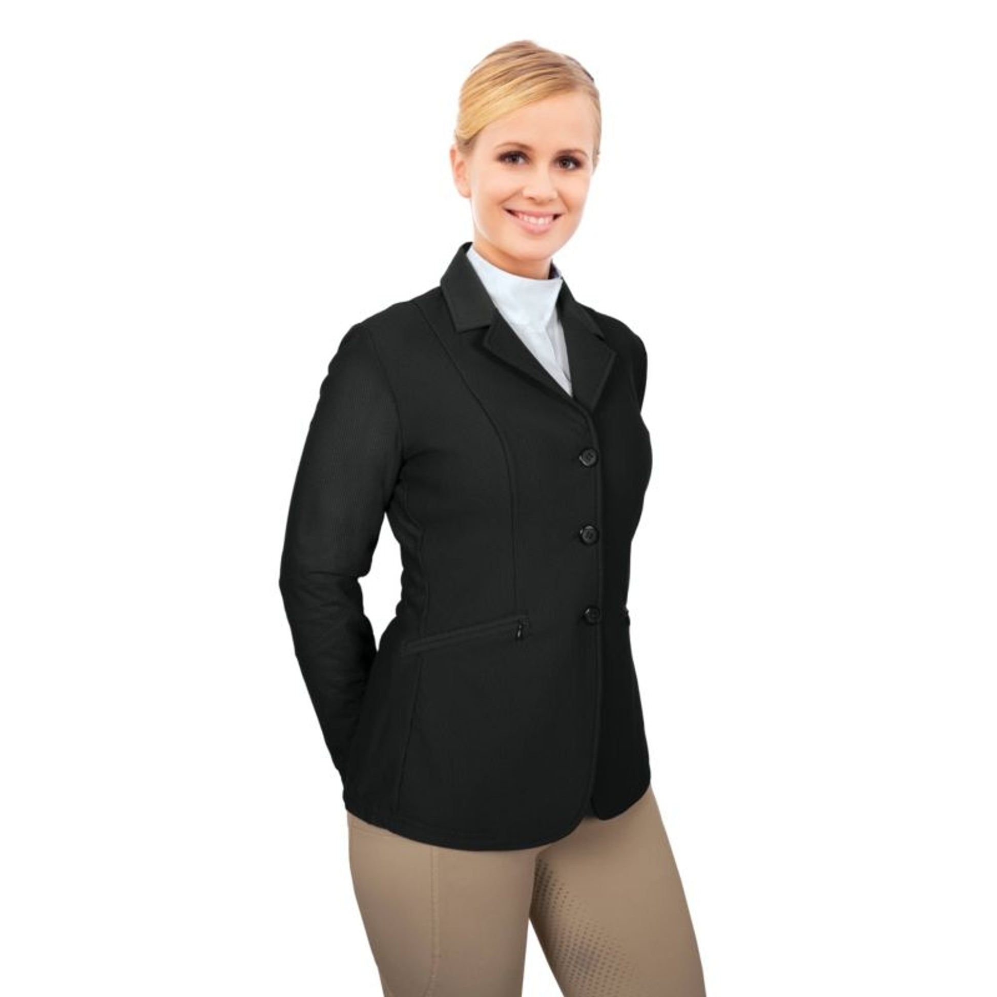 Ovation Ladies AirFlex 3-Button Show Coat Medium (