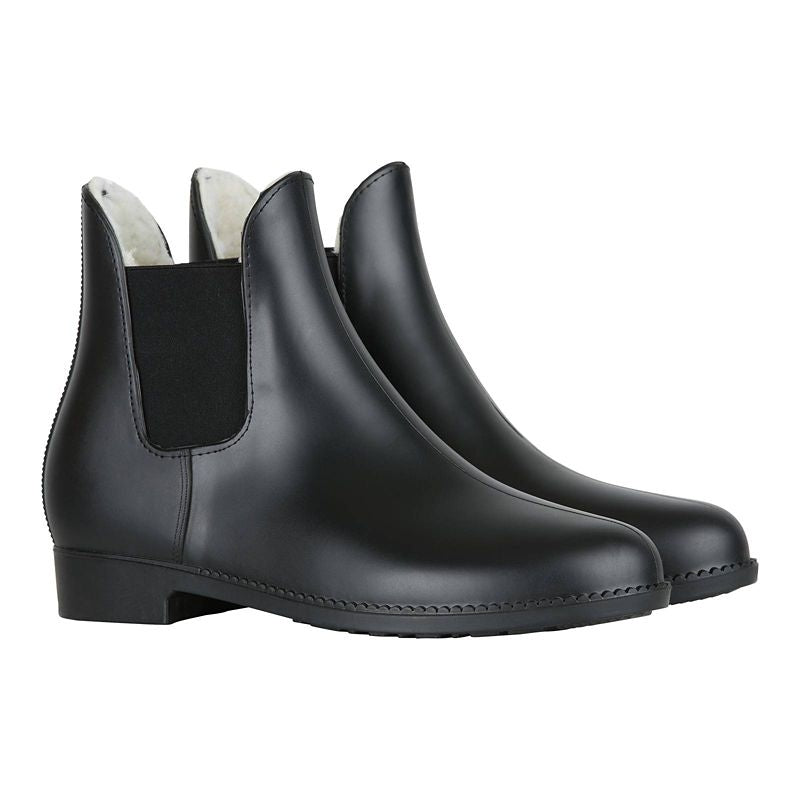 Horze Ladies Bonn Rubber Paddock Boots with Faux F