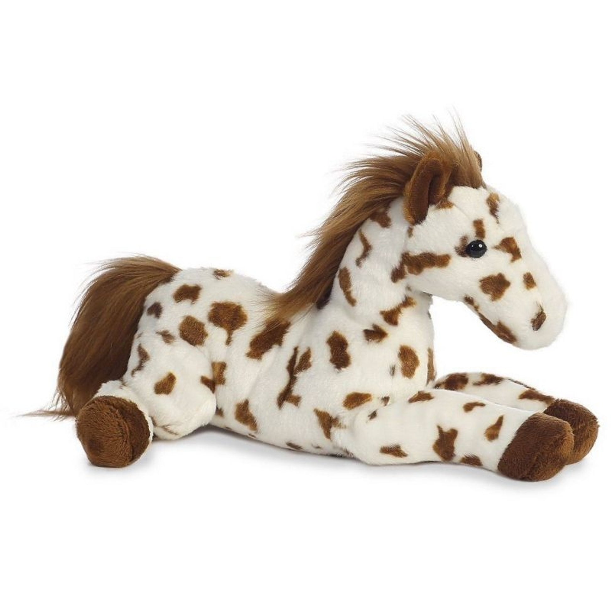 Plush Appaloosa Horse 12" Brown/White