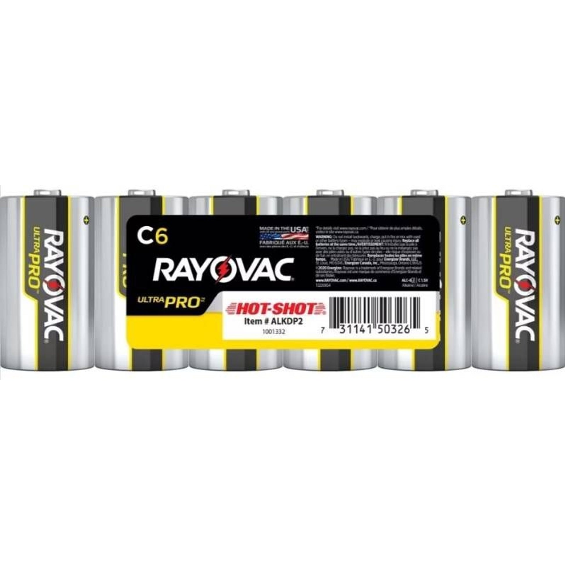 Hot Shot Alkaline Batteries - 6pk