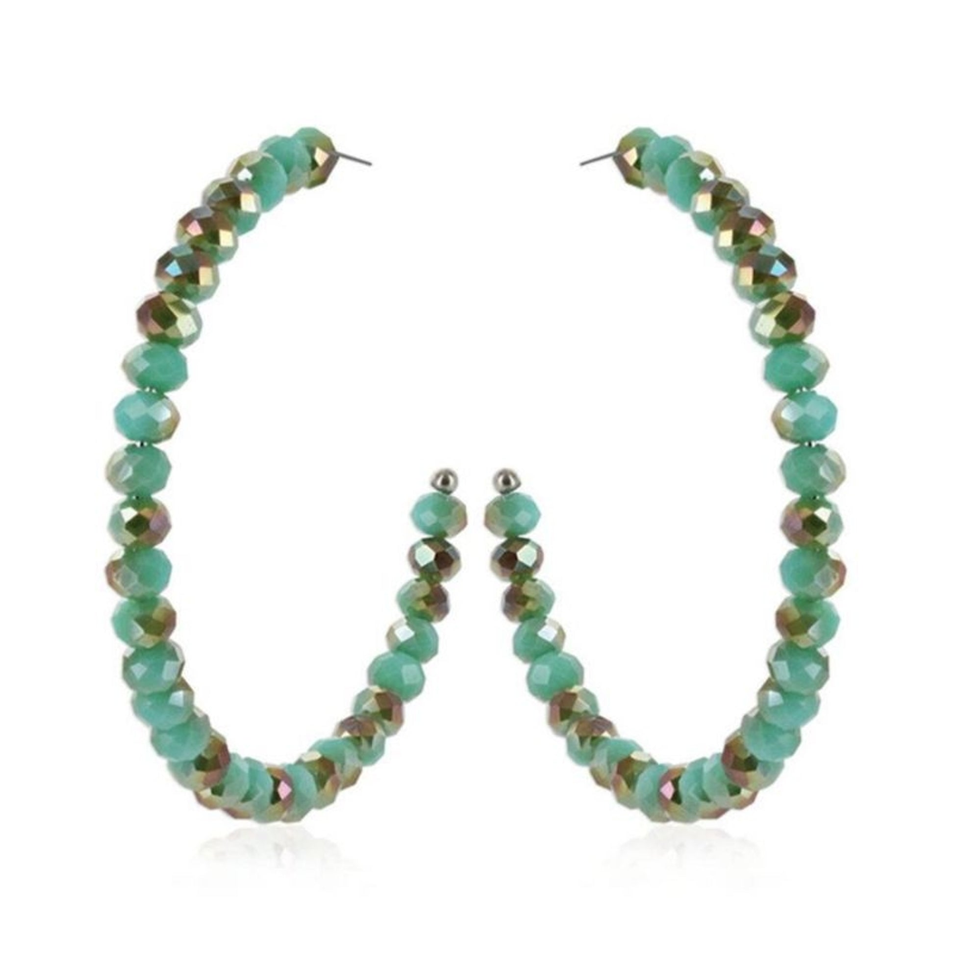 Montana Silversmiths Bedazzled Earthly Hoop Earrin