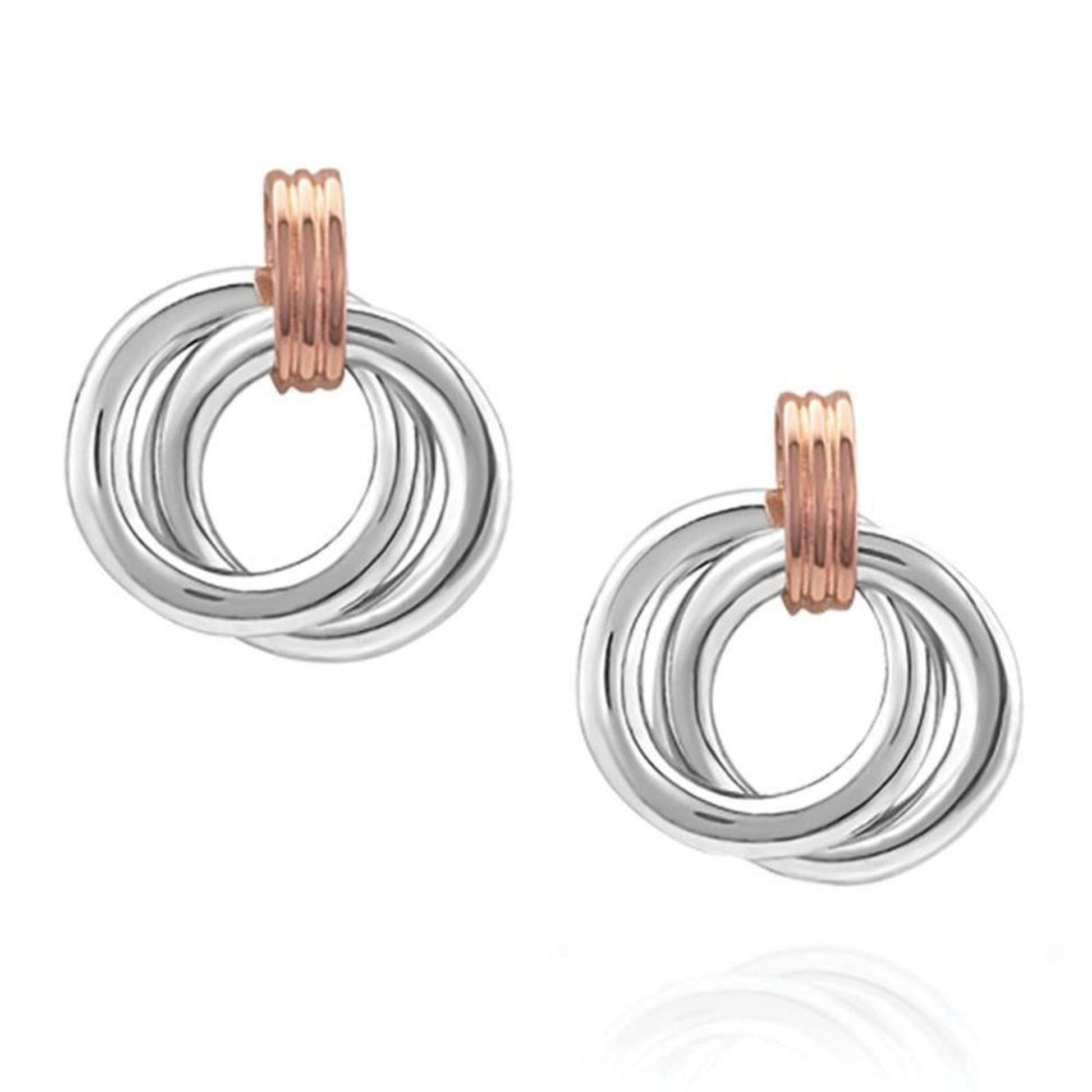 Montana Silversmith Two-tone Double RingEarrings S