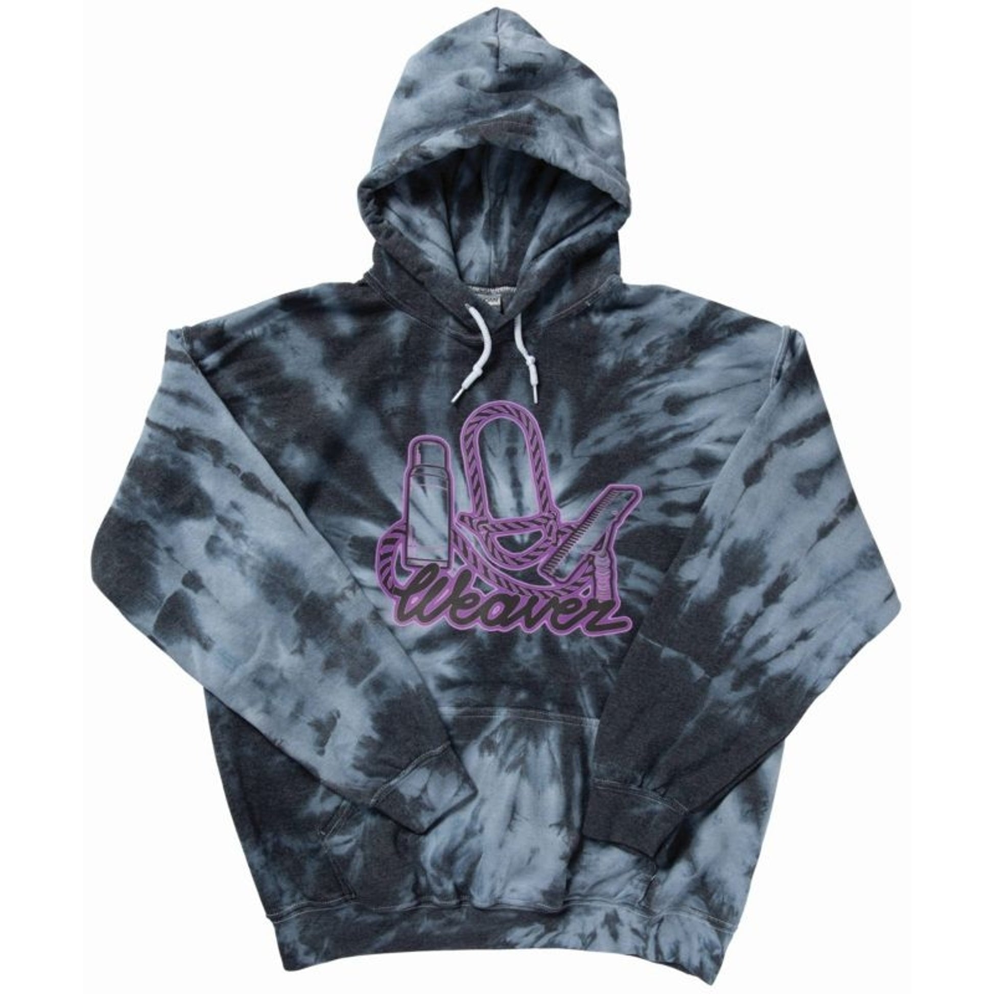 Weaver Livestock Neon Outline Hoodie Black