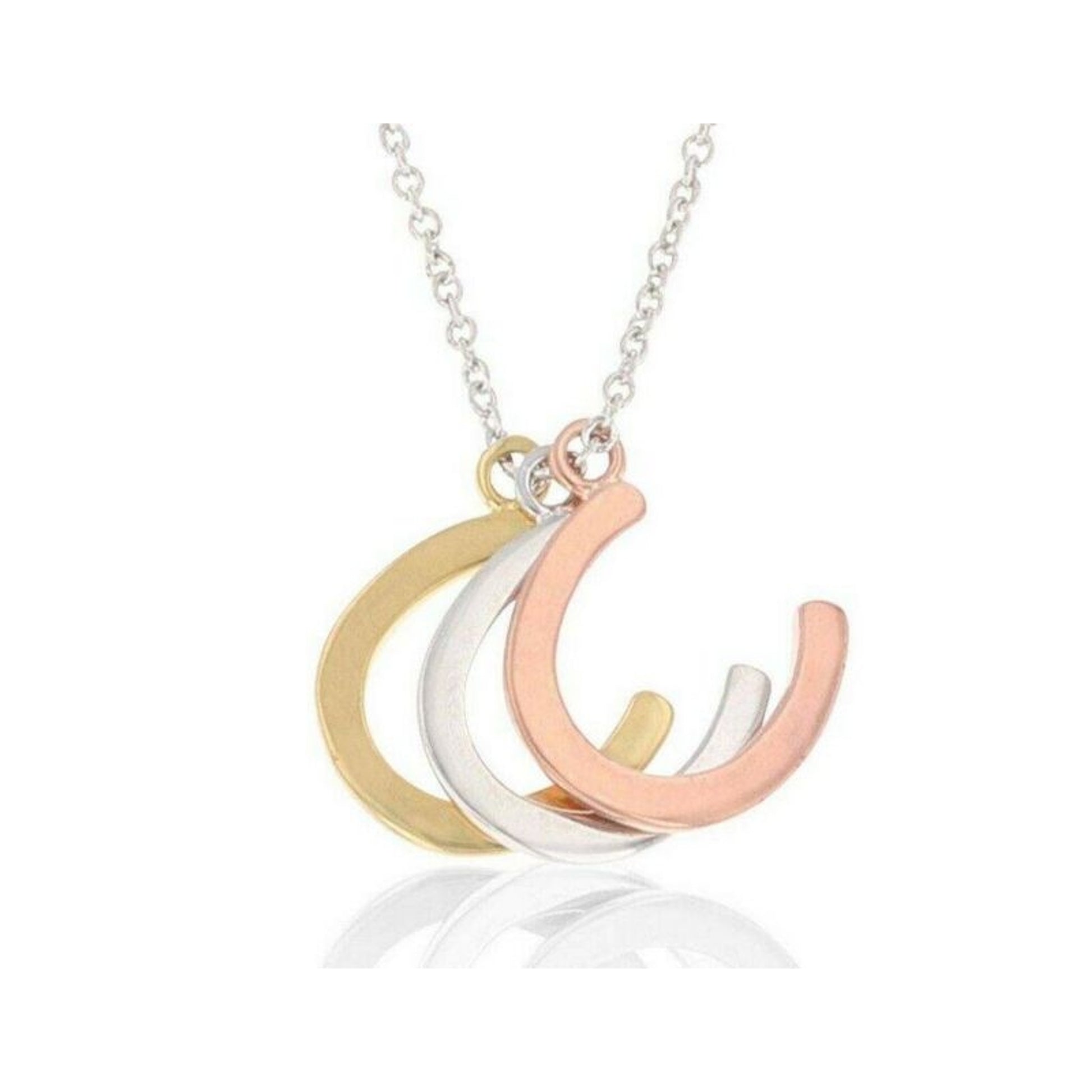 Montana Silversmiths Trio Horseshoe Shadow Charm N
