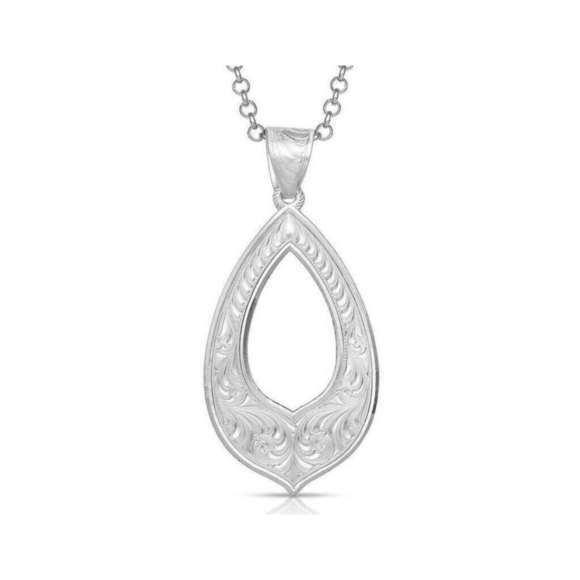 Montana Silversmiths Silver Wonder Teardrop Neckla