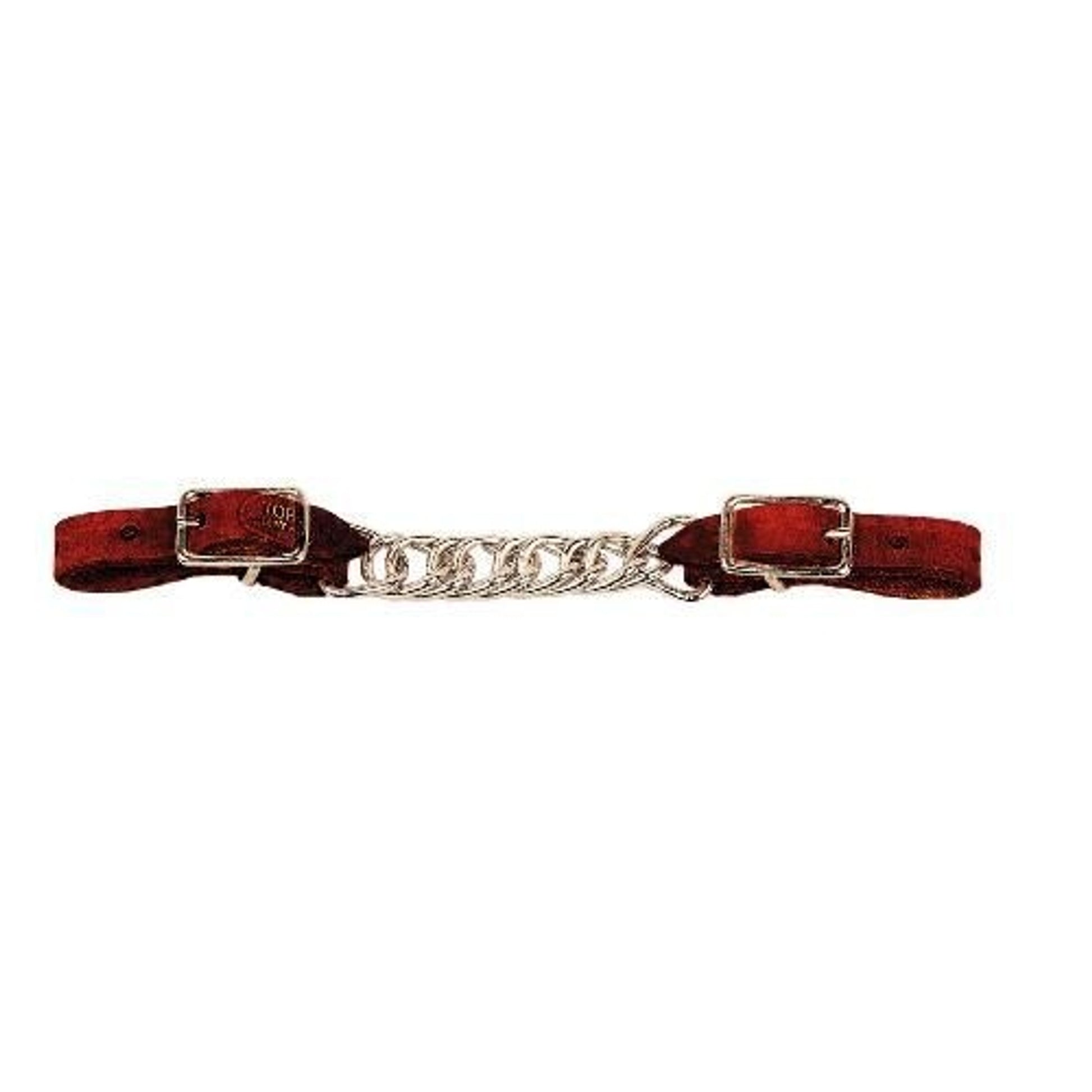 Tory Flat Twisted Chain Curb Strap Bk/Gry