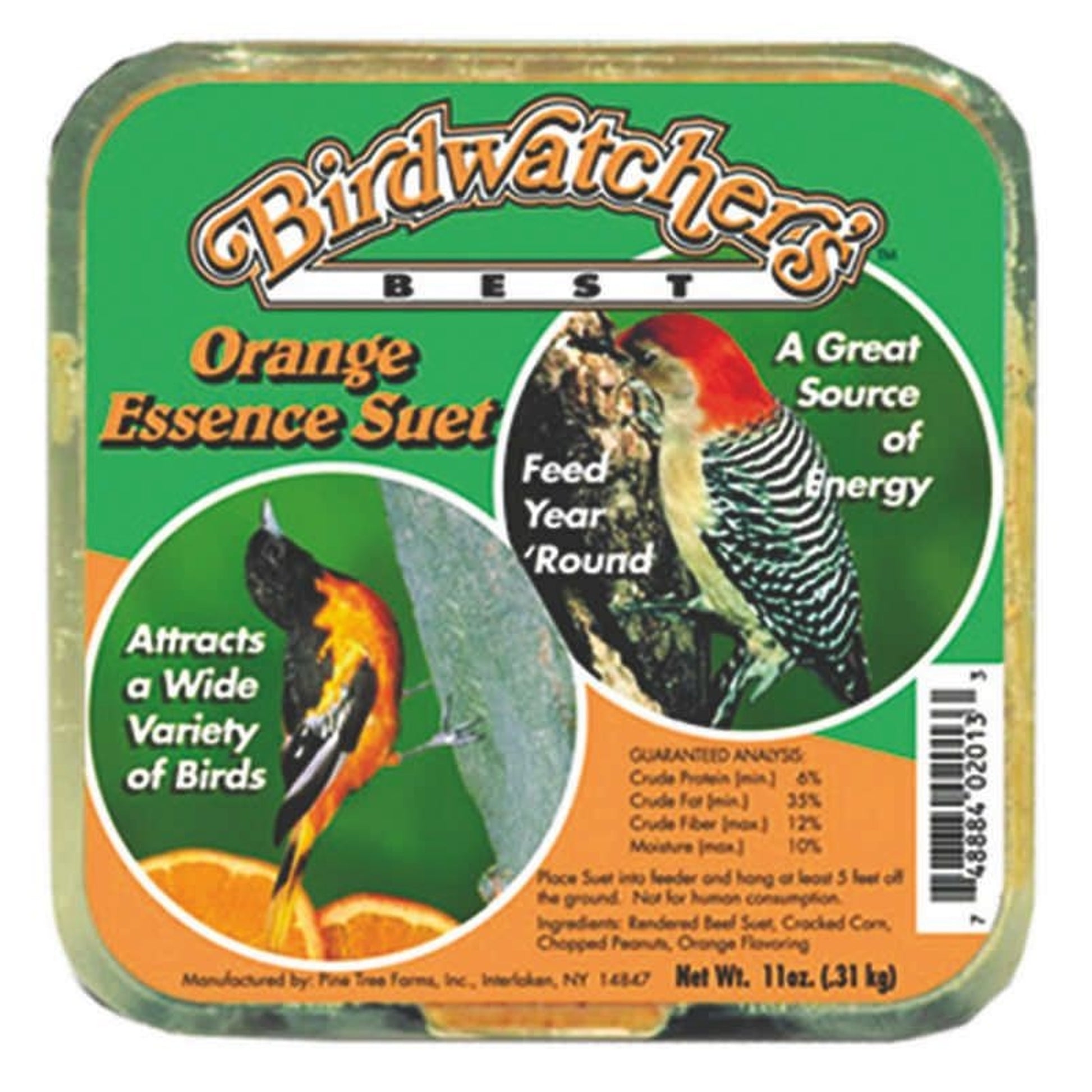 Orange Essence Suet Carry Case Bird Food Other