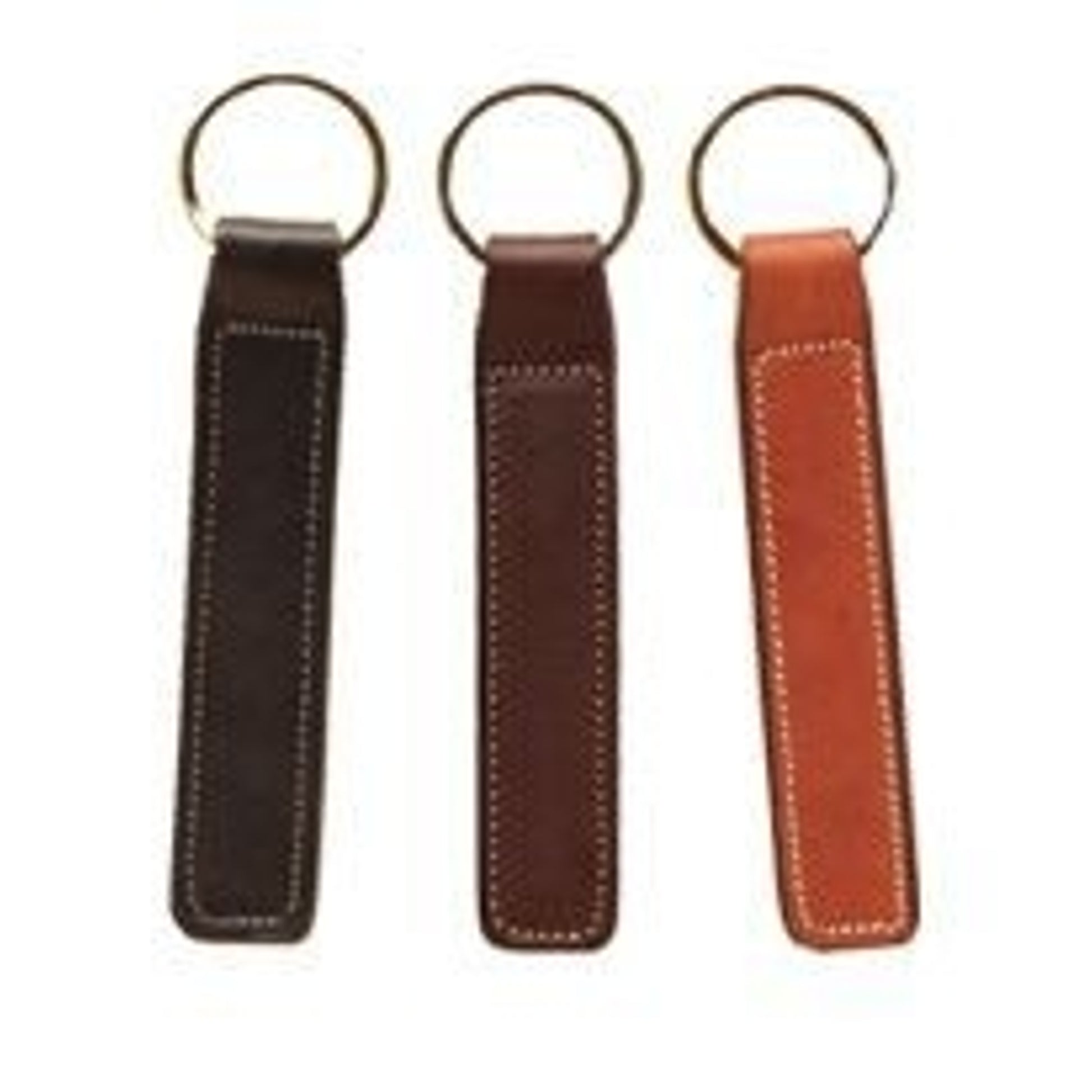 Tory Plain Key Fob 1 in x 5in Havana