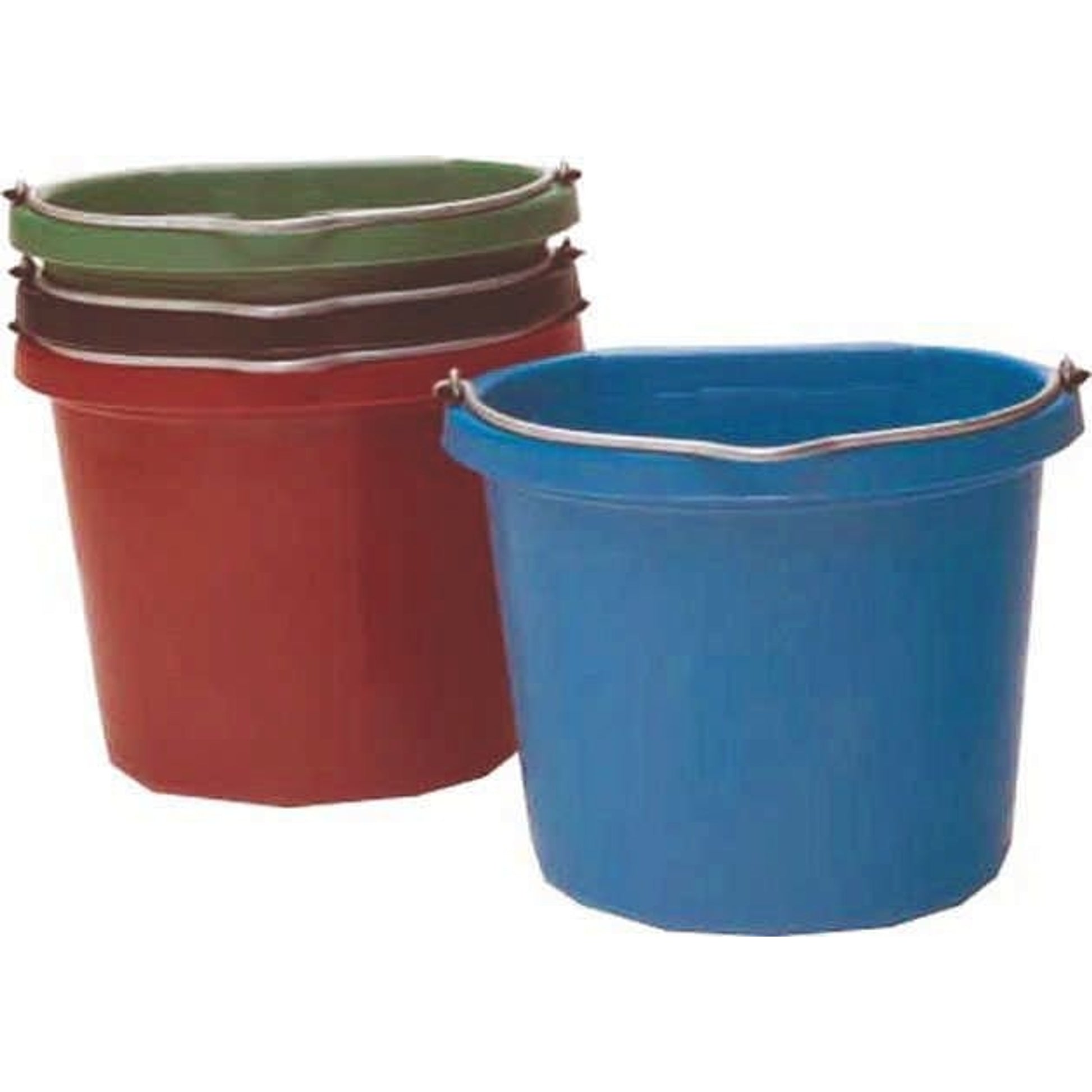 Flat Back Bucket Fb-120 20qt Blue
