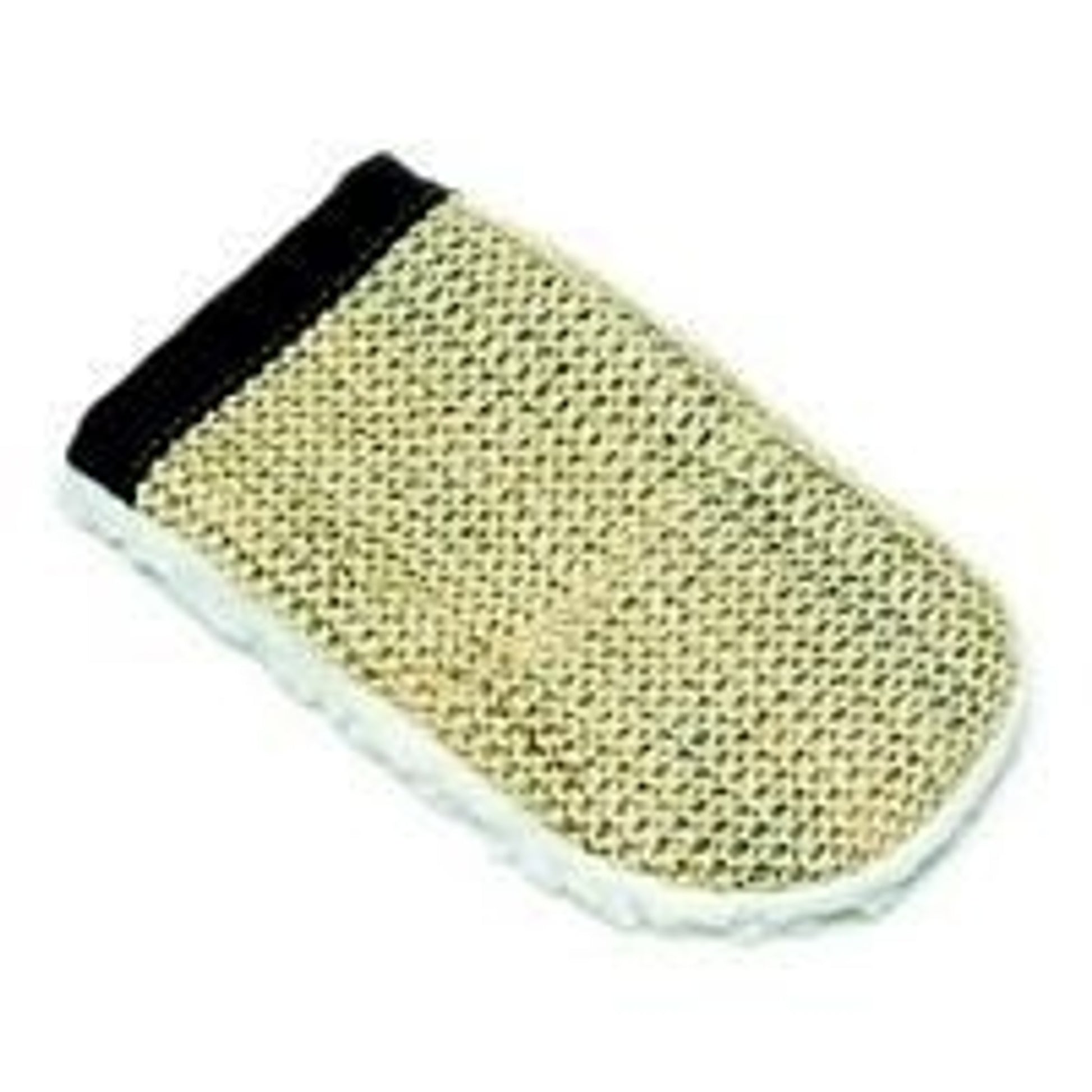 Sisal And Fleece Grooming Mitt