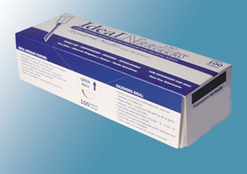 Plastic Hub Disposable Needle 16Ga x 1In 100Pk