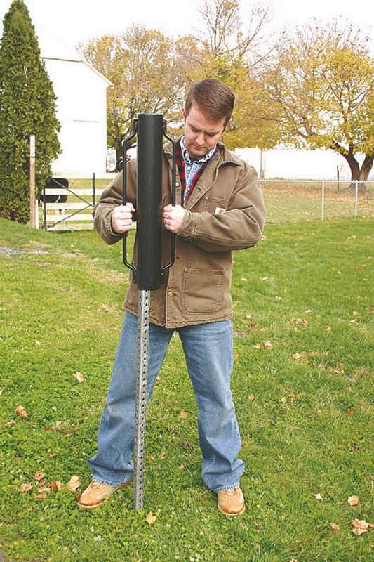 Post Driver 24 Inch Black