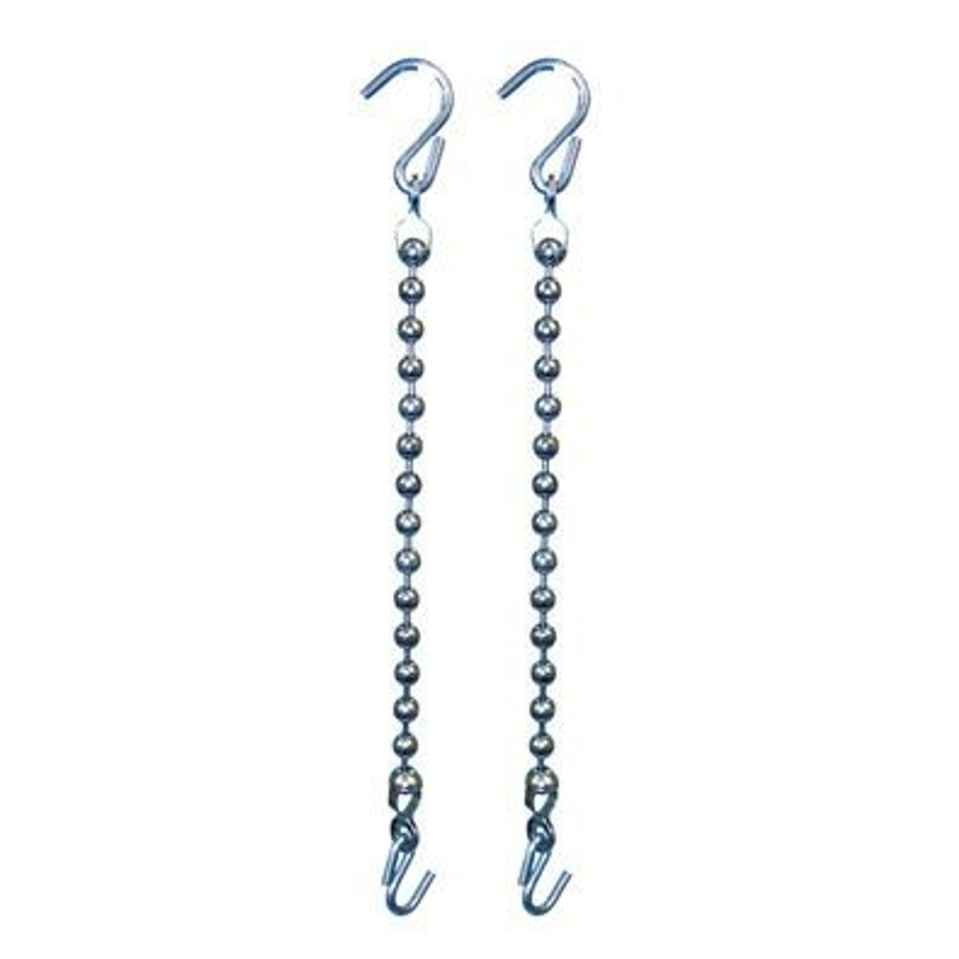 Rein Chain With Balls Stainless Steel Hooks Brn