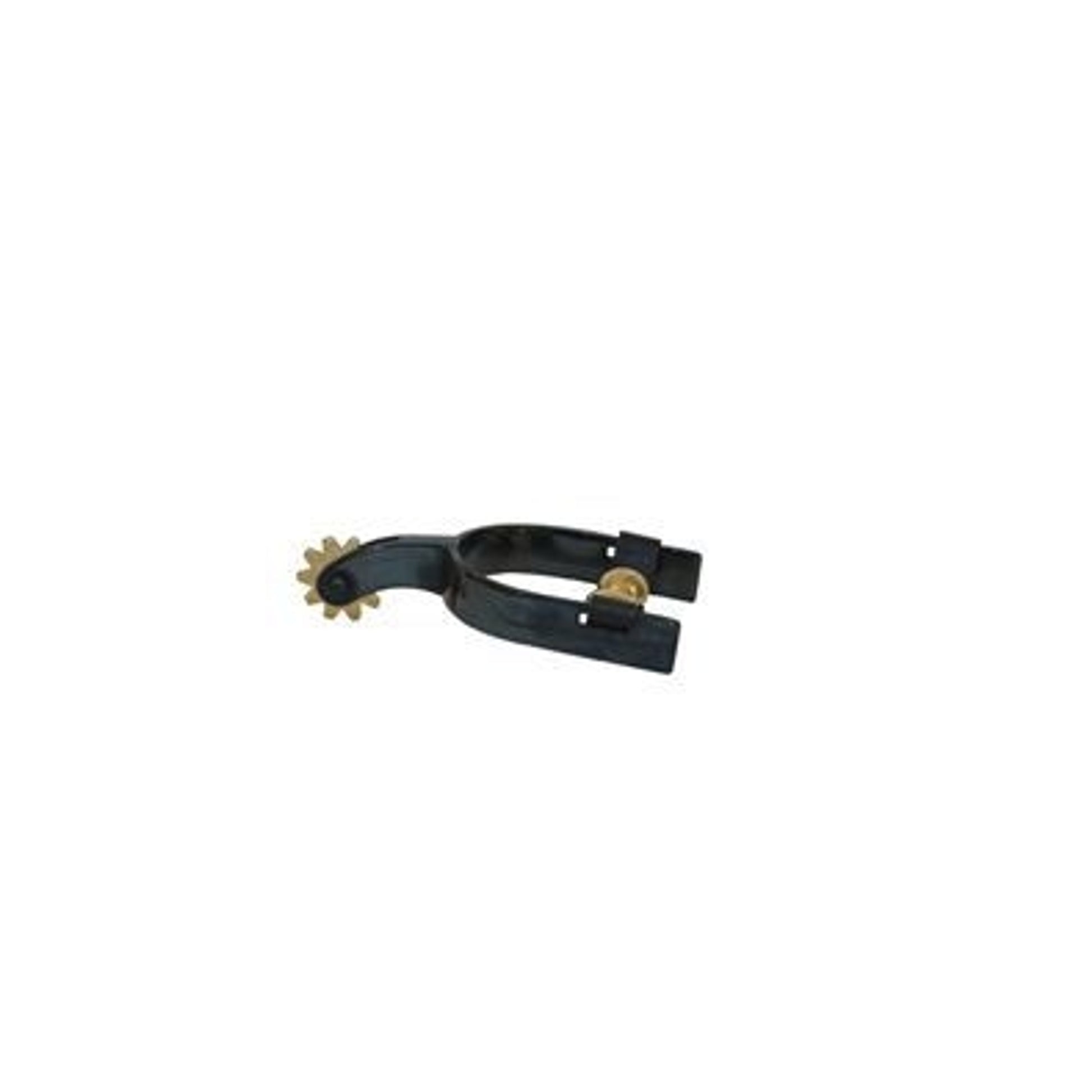 Metalab Black Satin Spur Solid Brass Button Kid Br